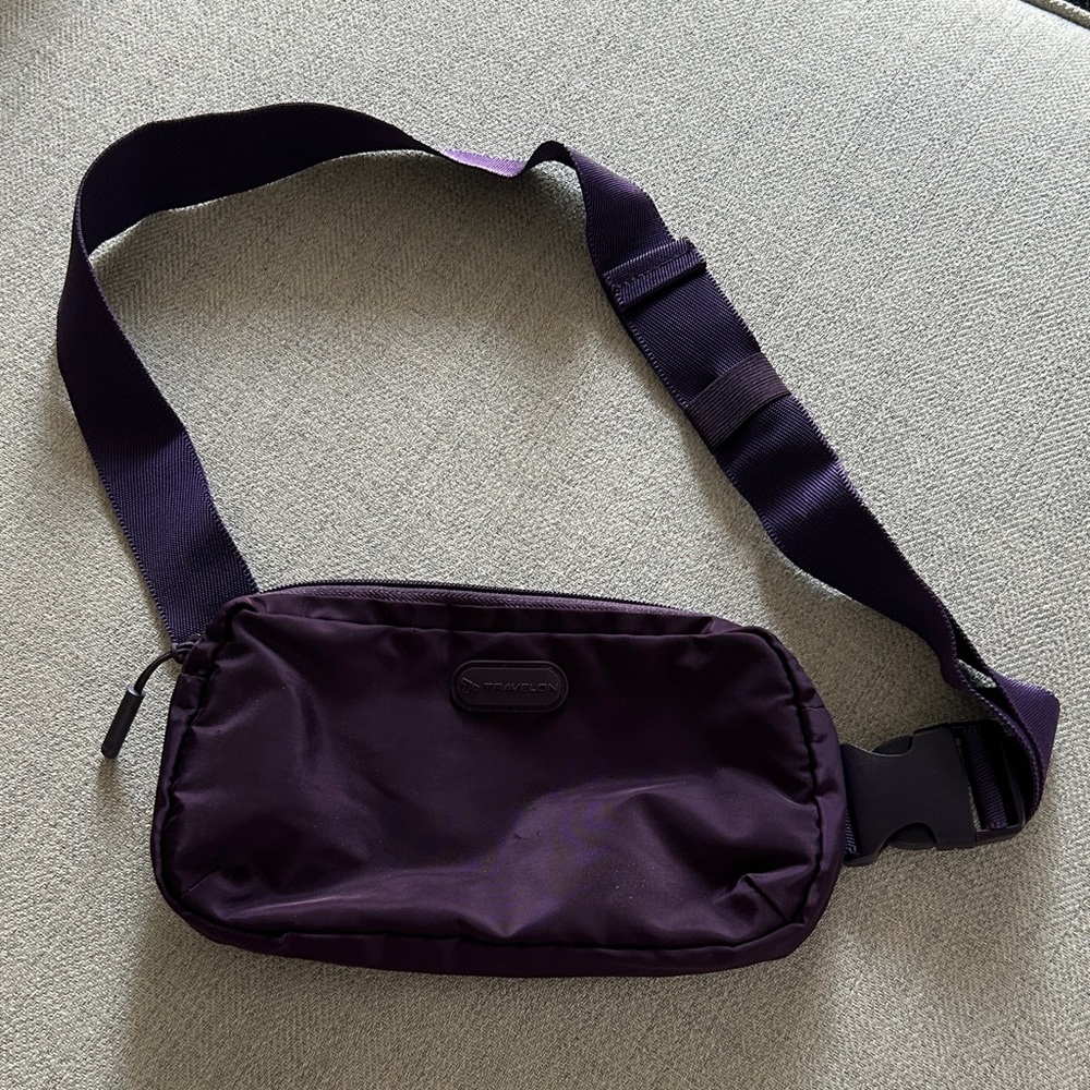 Travelon Dark Purple Crossbody Bag